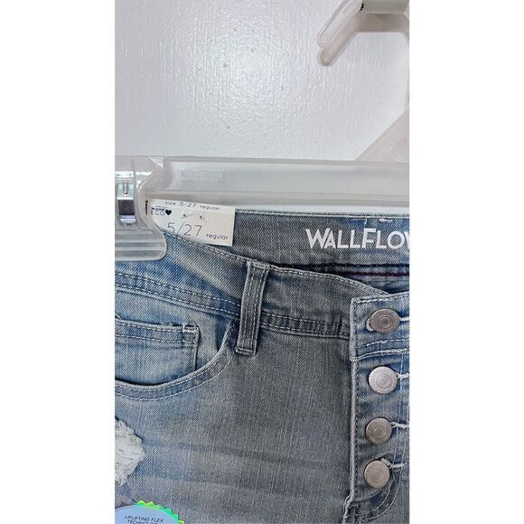 WALLFLOWER FLIRTY CURCY HIGH RISE ANKLE INSTA FLEX JEANS SIZE 5 NEW - Picture 7 of 16